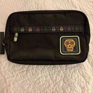 Under Armour Black Organizer Pouch Waist Bag Crossbody Day of the Dead